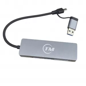 HUB MULTIPLICADOR DE PUERTOS USB 3.1 TIPO C 6 EN 1 T-3625